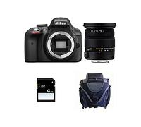 Nikon D3300 + SIGMA 17-50 DC OS HSM + SD 4Gb