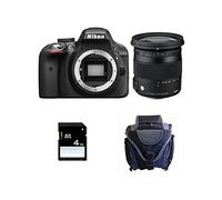 NIKON D3300 + SIGMA 17-70 CONTEMPORARY + Sac + SD 4Go