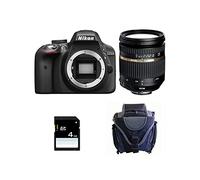 NIKON D3300 + TAMRON 17-50 Di II VC LD + Sac + SD 4Go