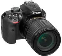 Nikon D3400 Fotocamera Reflex Digitale con Obiettivo Nikkor AF-S 18/105VR, 24,7 Megapixel, LCD da 3", SD da 8 GB 300x Premium Lexar, Nero [Nital Card: 4 Anni di Garanzia]