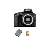 NIKON D3500 Corpo nero + scheda SD da 32 GB + batteria EN-EL14A