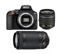 Nikon D3500 Kit Af-P 18-55Mm F3.5-5.6G Vr+Af-P Dx 70-300Mm G Ed Vr Dx