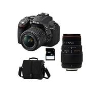 Nikon D5300 + 18-55 VR + SIGMA 70-300 DG APO MACRO + SD 4GB