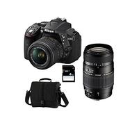 Nikon D5300 + 18-55 VR + TAMRON 70-300 DI + Bag + SD 4GB