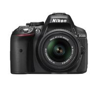 Nikon D5300 Fotocamera Reflex Digitale con Obbietivo Nikkor AF-P 18/55VR, 24.1 Megapixel, LCD HD Regolabile da 3", Nero