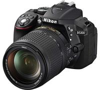 Nikon D5300 Fotocamera Reflex Digitale con Obbietivo Nikkor AF-P 18/55VR, 24.1 Megapixel, LCD HD Regolabile da 3", Nero