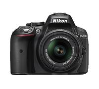 Nikon D5300 Kit Fotocamera Reflex, 18-55 mm VRII, Lega di Alluminio/Plastica, Obiettivi Inclusi 1, AF-S DX, Nero