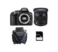 Nikon Fotocamera D5300 con SIGMA 17-70 DC OS HSM e SD 4Gb