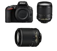 Nikon Fotocamera reflex digitale D5500 kit obiettivi 18-105 VR e 55-200 VRII