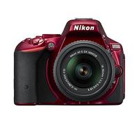 Nikon D5500 + Nikkor 18-55 VR II Fotocamera Reflex Digitale, 24,2 Megapixel, LCD Touchscreen Regolabile, Wi-Fi Incorporato, Rosso [Versione EU]