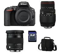 NIKON D5500 + SIGMA 17-70 DC OS HSM CONT. + SIGMA 70-300 DG APO MACRO + Sac + Carte SD 4Go