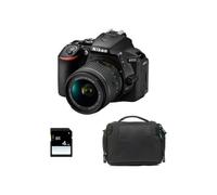 NIKON D5600 + AF-P DX 18-55mm 3,5-5,6G VR GARANZIA 3 anni + Borsa + SD 4Go