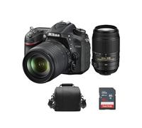 Nikon D7200 +Af-S 18-105Mm F3.5-5.6G Ed+Af-S 55-300Mm+Bors Scheda Sd da 16 Gb