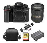 NIKON D7500+AF-S 18-200MM ED VR II DX+64Gcard+Bag+EN-EL15 Lettore di schede