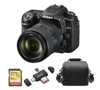 Nikon D7500+Af-S 18-300Mm F3.5-6.3G Ed Vr Dx+64Gb Card+Bag+Lettore di schede