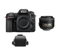 NIKON D7500 + AF-S 35MM F1.8G DX + borsa per fotocamera