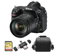 Nikon D850 Kit Af-S 24-120Mm F4G Ed Vr + 64Gb Sd Card+Bors Lettore di schede