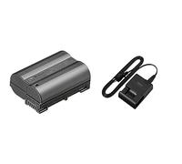 Nikon EN-EL15c batteria ricaricabile compatta agli ioni di litio, elevata capacità per uso prolungato, nero & MH-25a, Caricabatteria per Batterie agli Ioni di Litio Nikon EN-EL15, Nero