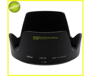 Nikon paraluce HB-35 per AF-S 18/200mm. VR. Originale. HB35 genuine lens hood