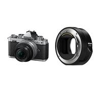 Nikon Z fc + SD 64GB, Mirrorless DX 20.9 MP, Mirino Eelettronico, 4k, Monitor Angolazione Variabile + Z DX 16-50 VR SE [Nital Card: 4 Anni di Garanzia] + FTZ II Adattatore per Obiettivi F-Mount