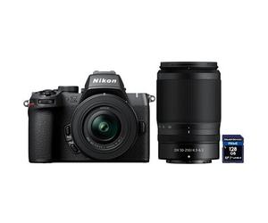 Nikon Z50 II + DX 16-50 VR + 50-250 VR + scheda SD Delkin 128 GB