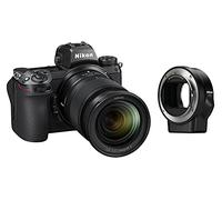 Nikon Z6II +24/70 f/4 S + FTZ Fotocamera Mirrorless Full Frame, CMOS FX da 24.5 MP, 273 Punti AF, Mirino OLED da 3.690k Punti Quad VGA, 4K, LCD 3.2", Nero, [Nital Card: 4 Anni di Garanzia]