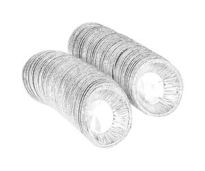 Nikou 100 stampi antiaderenti per uova, strumento di cottura per cupcake, torte, biscotti, crostate da cucina, custodia in latta, ideale per cuocere e preparare dolci