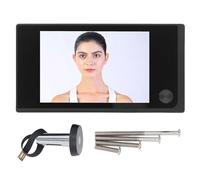 Nikou 3,5 pollici grandangolo 120 gradi occhio di gatto elettronico, campanello digitale LCD porta a spioncino elettronico a bassa potenza spioncino (nero)
