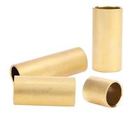 Nikou 4pcs Chitarra Elettrica Finger String Slide Bar Slider Ottone Accessori Ottone
