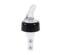 Nikou 5 beccucci per bottiglie, 40 ml, in plastica, dosatore per liquori, liquori, liquori, spirito fiume, bottiglia di vino, tappo per cocktail, vino, liquore (trasparente)