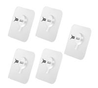 Nikou 5 ganci adesivi a vite, 8 mm, senza foratura, montaggio a parete, viti adesive per appenderle, facili da installare, forte tenuta