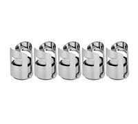Nikou 5Pcs Push Tipo Acciaio Inox Vino Champagne ed Stopper, Kitchen Bar Accory, Conservatore di Vino, Champagne Stopper, Design