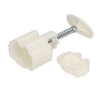Nikou Anello per mousse per torte, in acciaio inox, per insalate e pasticcini, 4 x 8 cm, strumento da forno rotondo, anello per mousse e tagliabiscotti