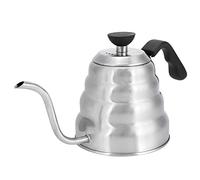 Nikou Bollitore a collo di cigno per caffè domestico in acciaio inossidabile Versare sopra la teiera Pratico design elegante Argento 1200 ml Negozio di tè al latte per la casa (1200 ml)