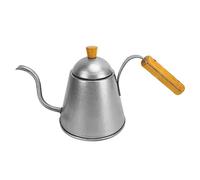 Nikou Bollitore da caffè a collo d'oca di grande capacità in acciaio inox, per ufficio, caffè e campeggio