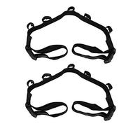 Nikou Canna da pesca stand, 2PCS auto Canna da pesca stand di fissaggio della cinghia della fascia di pesca-asta di supporto del basamento della cremagliera