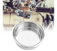 Nikou Ciotola filtro a strato singolo in acciaio inox, 58 mm, per macchina da caffè, compatibile con varie macchine, facile da pulire