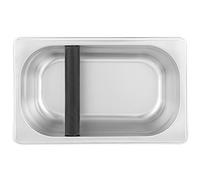 Nikou Contenitore per caffè macinato in acciaio inossidabile, secchio per macinare il caffè, per macchina da caffè, 14 x 14 x 17,8 cm, facile da pulire, accessori per caffè