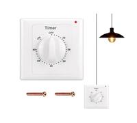 Nikou Controllo conto alla rovescia del timer meccanico della pompa ad alta potenza da 30/60/120 min (CA 220 V 10 A)(120Min)