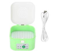 Nikou Essiccatore for apparecchi acustici - Scatola di Asciugatura USB Electric, Deumidificatore for Cuffie, Custodia for apparecchio Acustico a Prova di umidità Verde