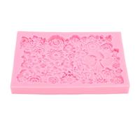 Nikou Fondente in silicone, a prova di bastoncino, facile da rimuovere, per decorazioni di torte e cupcake, odore, decorazione per torte fai da te, 31,8 x 21,6 cm