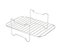 Nikou Griglia per friggitrice in acciaio inox, multi strato per disidratatore e toast, per Ninja Foodi DZ201 401, per friggitrice e disidratatore, Accory da cucina