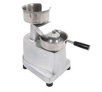 Nikou Hamburger Patty - Macchina manuale per hamburger, in acciaio inox, con 500 fogli oleati, 130 mm e 150 mm, ideale per barbecue