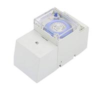 Nikou Interruttore Orario,110-230v Timer Meccanico Analogico 24 Ore Interruttore Orario Controller Manuale/Automatico Forte Anti-Interferenza