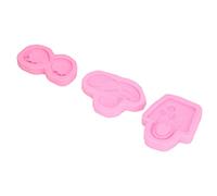 Nikou Lega di alluminio fai da te, ciambella a forma di alveare per casa e pasticceria, 3 pezzi in silicone per torte fondente per decorazioni e artigianato, strumento di cottura