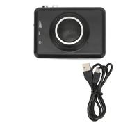 NIKOU Lettore di cassette portatile con convertitore USB, altoparlanti rimovibili e cavo di alimentazione USB per laptop e registratori CD.