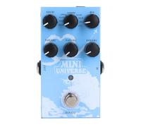 Nikou M-VAVE - Pedale per effetti per chitarra, 9 tipi di hall, riverbero, suono autentico e caldo, modellazione digitale, pedale riverbero, blu