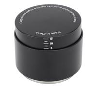 Nikou Manomissione caffè da 58 mm, 3 in 1 in acciaio inox, distributore di caffè e strumento manomissione manuale, regolabile in altezza, per uso domestico e commerciale, tipo 2