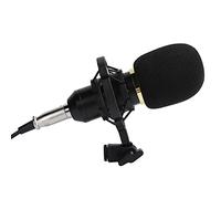 Nikou Microfono Condensatore Computer Streaming Trasmissione Dispositivo di canto BM800 Kit di registrazione Microfono USB con supporto antiurto per trasmissione in diretta