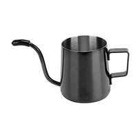 Nikou MINI BOLLITORE CAFFÈ IN ACCIAIO INOSSIDABILE FLUSSO D'ACQUA LISCIO PER RISTORANTE DOMESTICO (Mini tazza per preparazione manuale da 240 ml (titanio lucido)